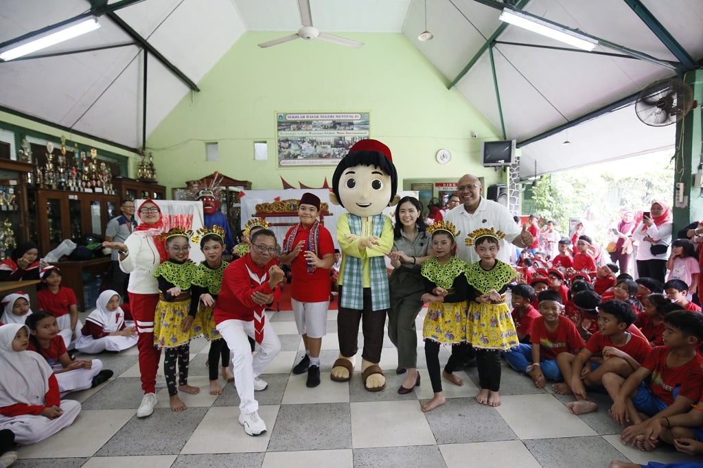SDN Menteng 01 dan MNC Peduli Meriahkan HUT ke-80 RI, Kepsek Beri Apresiasi