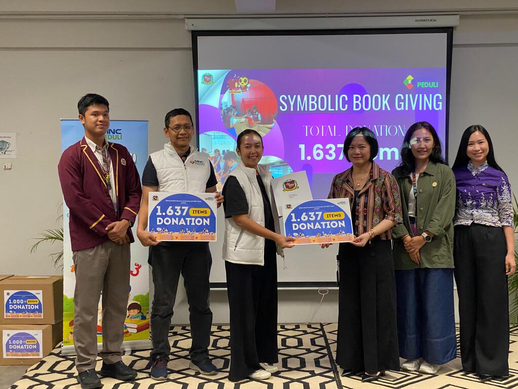Gandeng MNC Peduli, BINUS SCHOOL Donasikan Ribuan Buku untuk Dorong Literasi Anak Indonesia