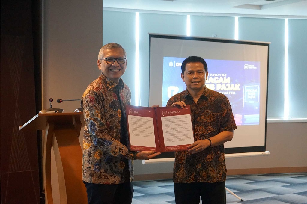 Kanwil LTO Serahkan Piagam Wajib Pajak kepada Danantara Asset Management