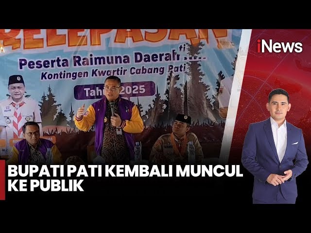 Di Tengah Isu Pemakzulan, Bupati Pati Sudewo Munul di Acara Pramuka 