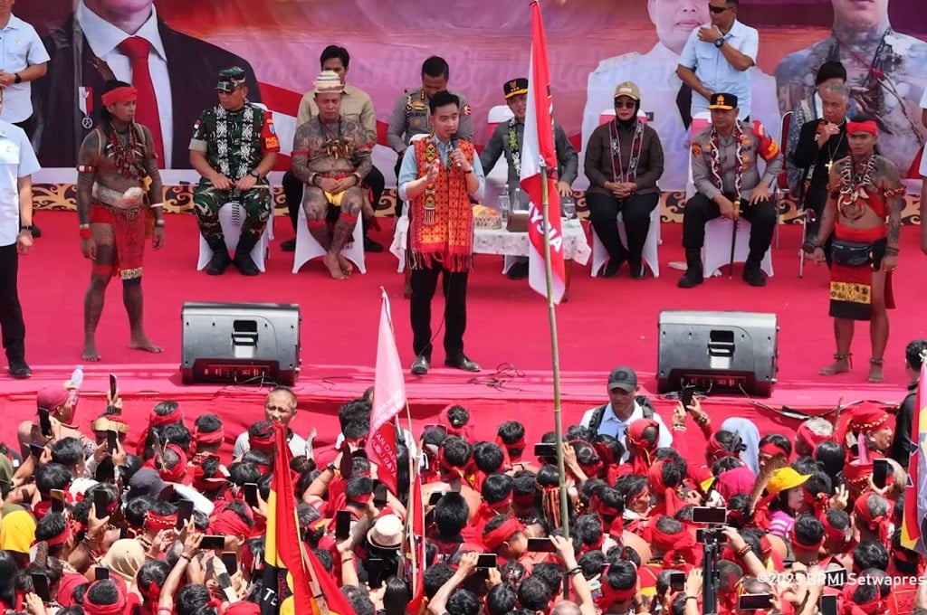 Gibran di HUT Panglima Jilah: yang Merah-merah Biasanya Totalitas Luar Biasa