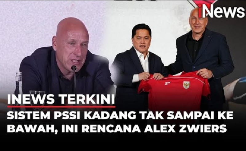 Langkah Pertama Alexander Zwiers usai Resmi Jadi Dirtek PSSI