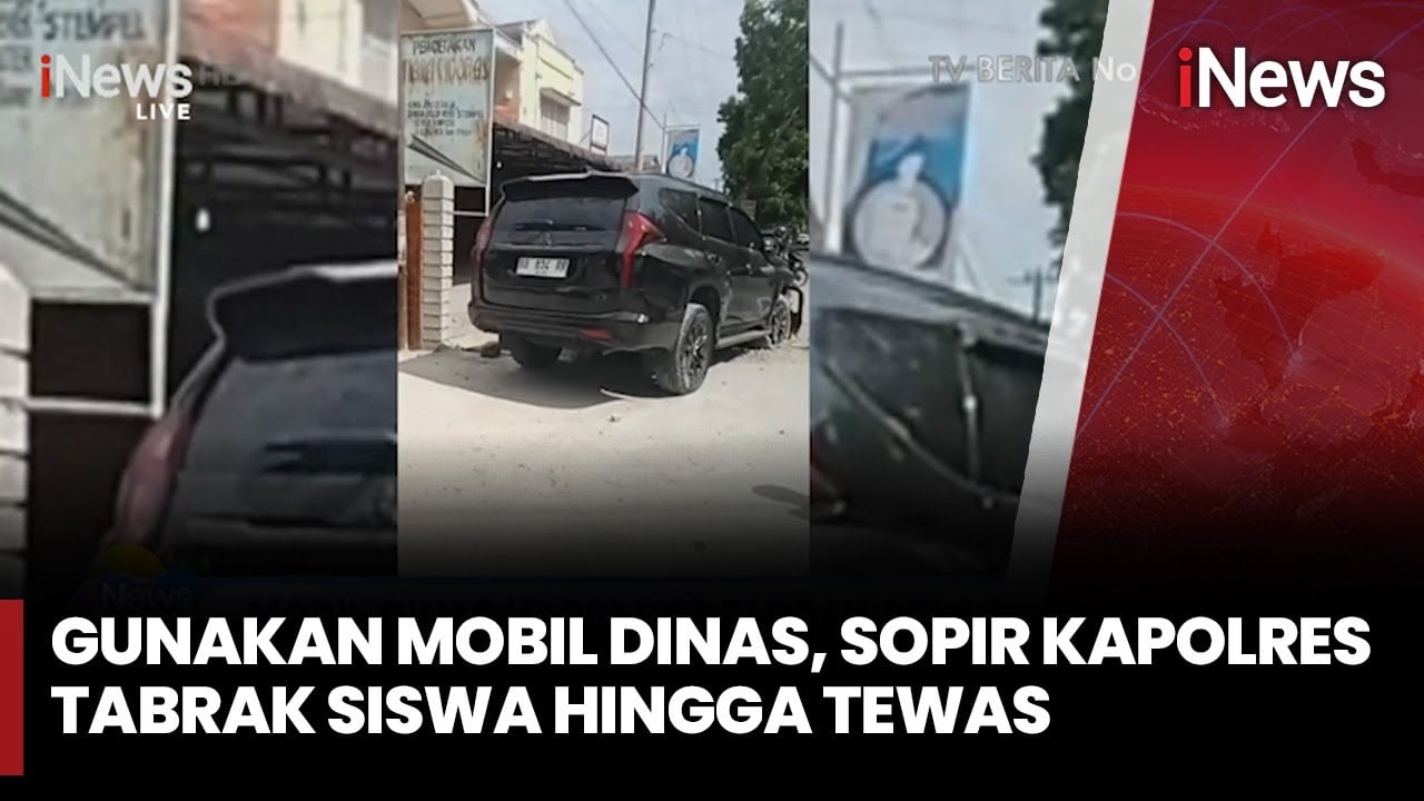 Tragis! Sopir Kapolres Mandailing Natal Tabrak Siswa hingga Tewas