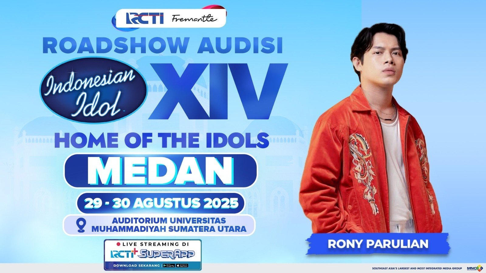 Horas! Saatnya Medan Tunjukkan Suara di Audisi Indonesian Idol XIV