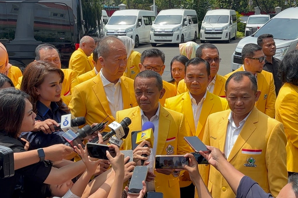 Bahlil Bawa Jajaran Pengurus Golkar Temui Prabowo di Istana, Ada Apa?