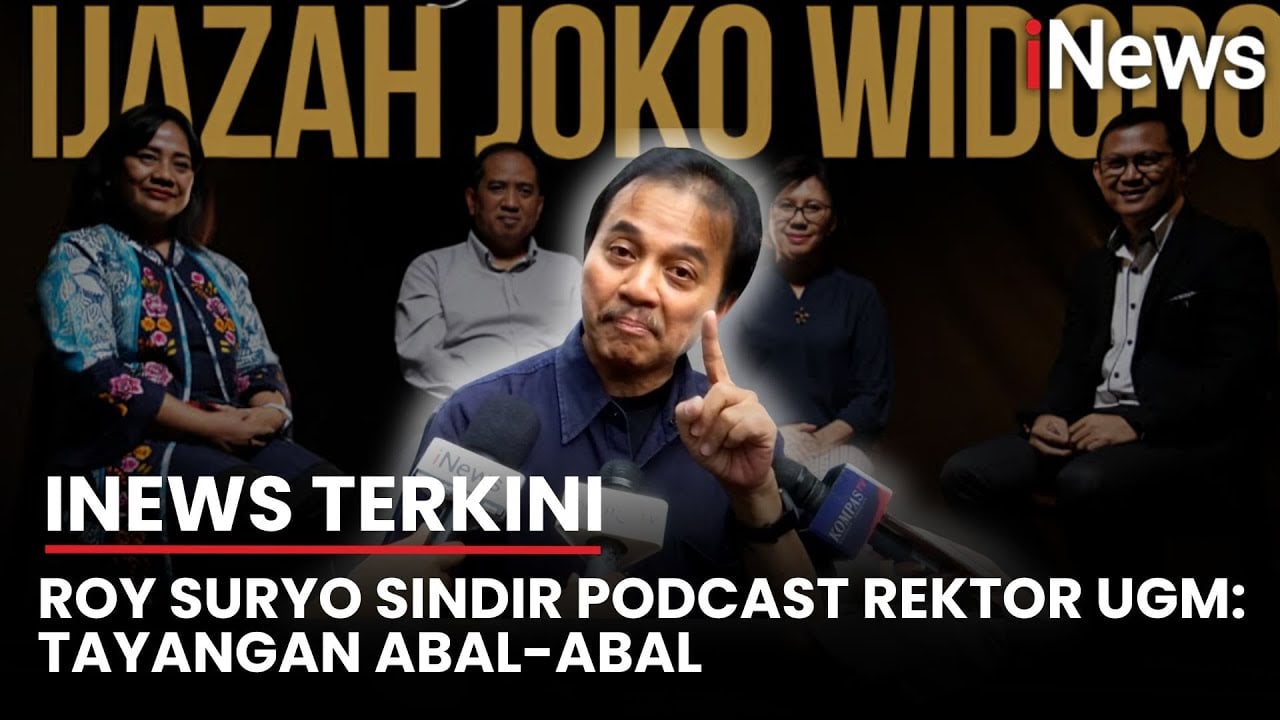Panas! Roy Suryo Sebut Podcast Rektor UGM Abal-Abal