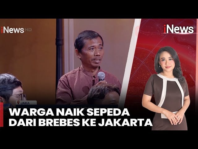 Warga Brebes Bersepeda 2 Hari ke Jakarta, Datang ke Rakyat Bersuara dan Minta Prabowo Hukum Mati Koruptor