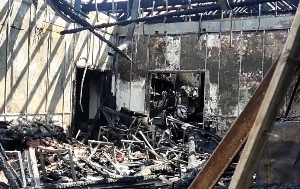 Tinjau Gedung Grahadi yang Dibakar Massa, Pangdam Brawijaya Prihatin Cagar Budaya Rusak