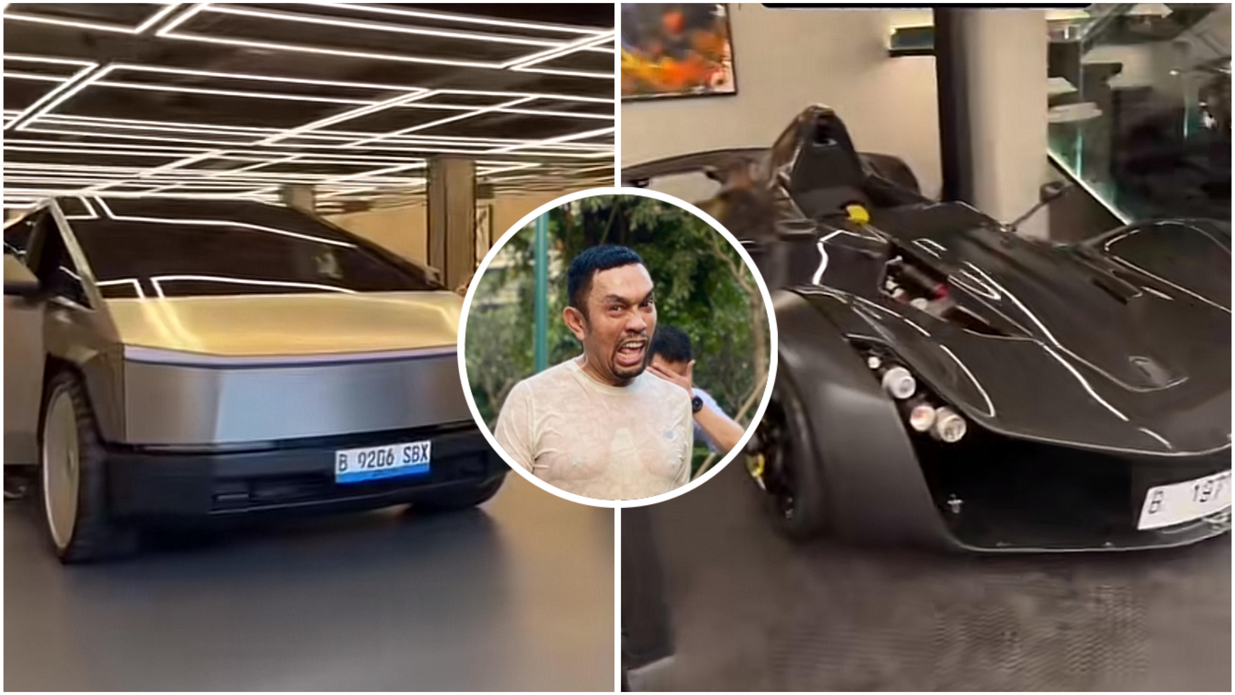 Deretan Kendaraan Super Mahal Ahmad Sahroni Si Crazy Rich Tanjung Priok, Ada Tesla Cybertruck!