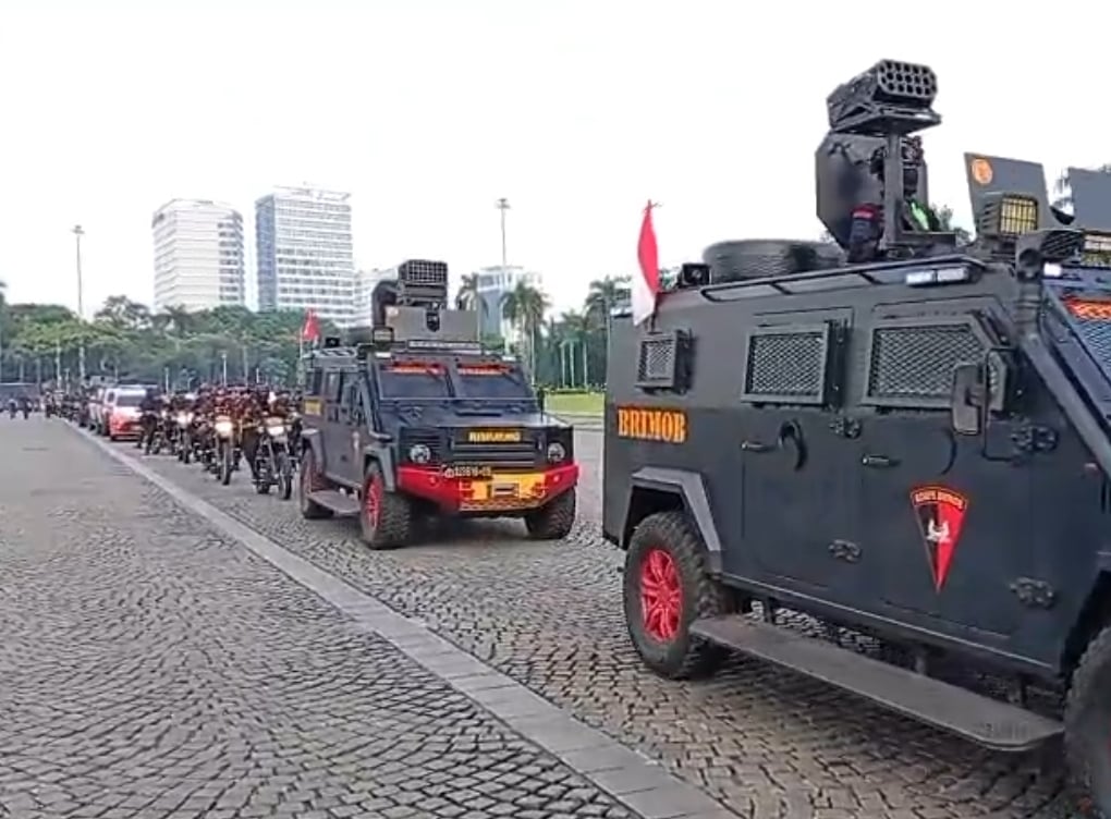 Polda Metro Gelar Patroli Skala Besar Amankan Jakarta, Kerahkan Personel Bermotor dan Rantis 