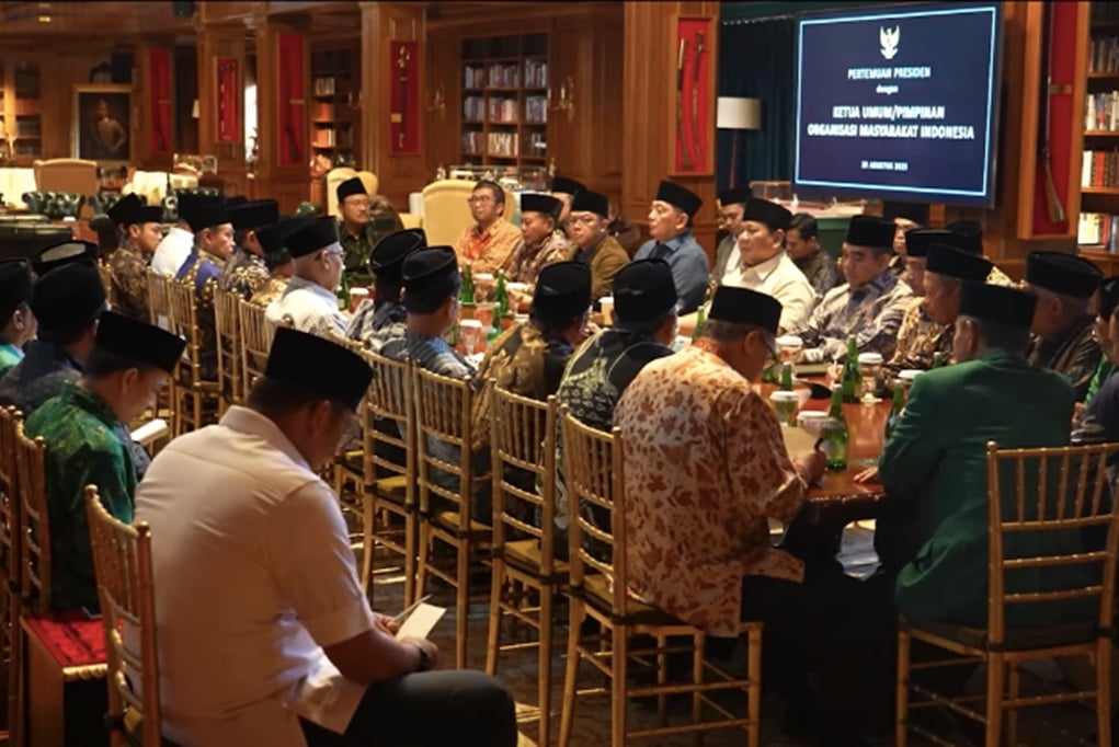16 Ormas Islam Bertemu Prabowo, Tekankan Keutuhan Bangsa Perlu Dijaga Bersama