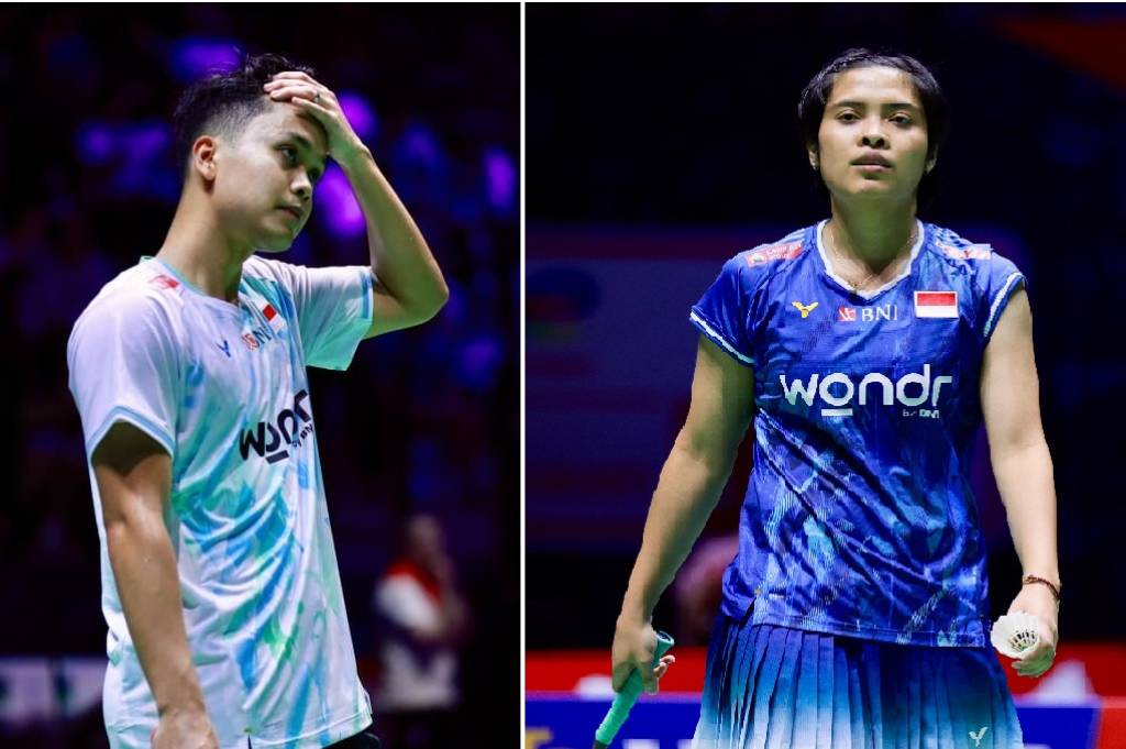 PBSI Ultimatum Anthony Ginting dan Gregoria Mariska, Leo/Bagas Kena Semprot