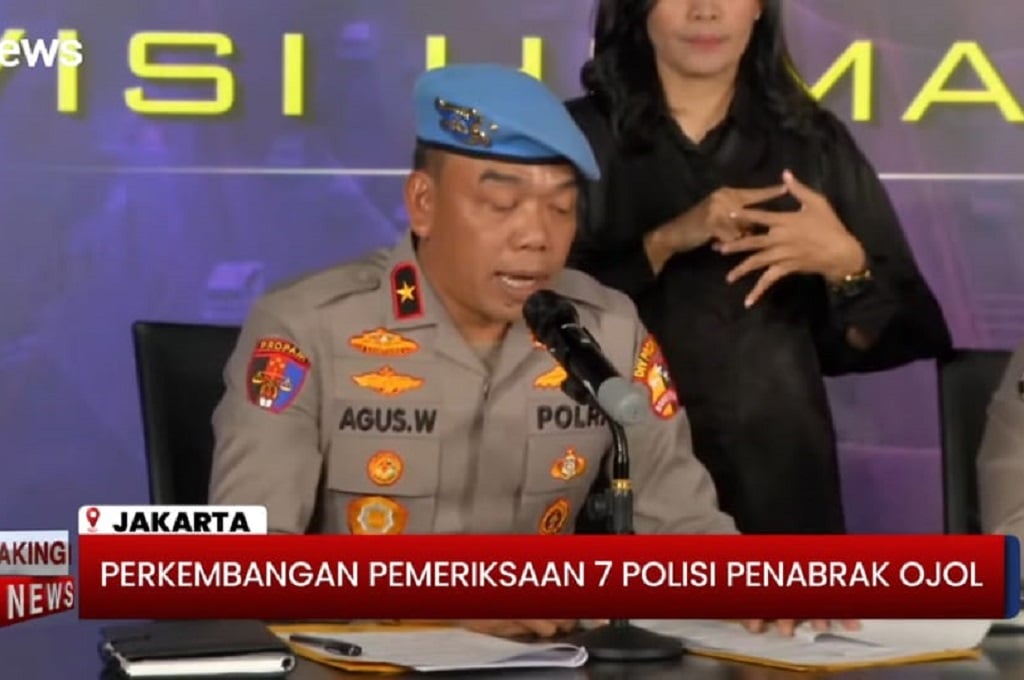 Kompol K dan Bripka R Pelindas Ojol Disidang Kode Etik 3-4 September 2025