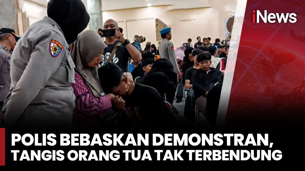 Mengharukan, Pembebasan Demonstran Banjir Air Mata