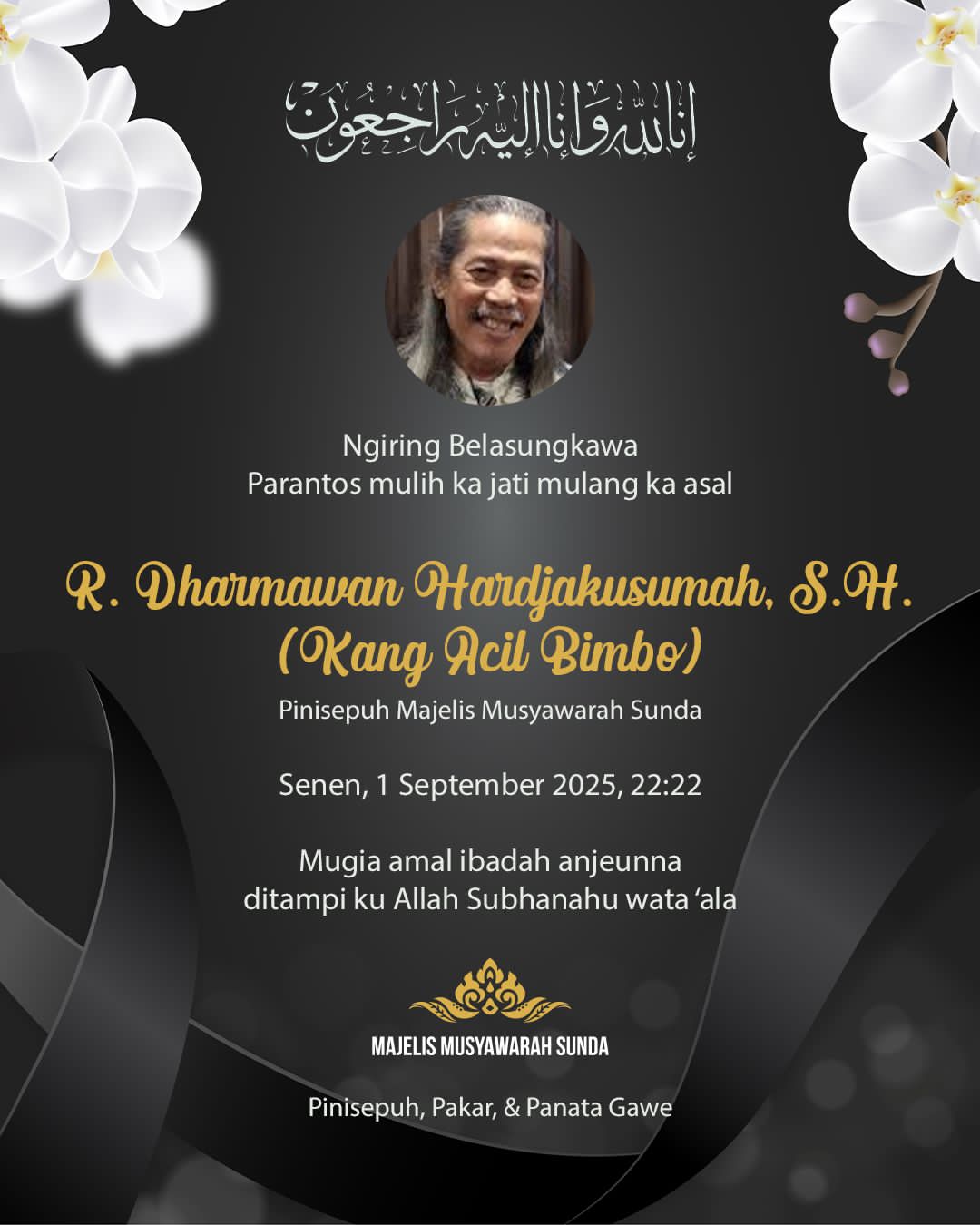 Innalillahi, Musisi Legendaris Acil Bimbo Meninggal Dunia di RSHS Bandung