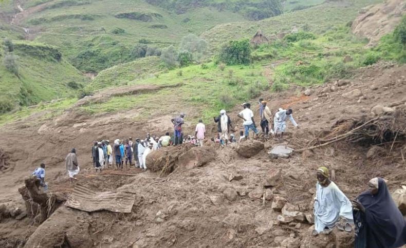 Tanah Longsor Sapu 1  Desa di Sudan, 1.000 Orang Lebih Tewas
