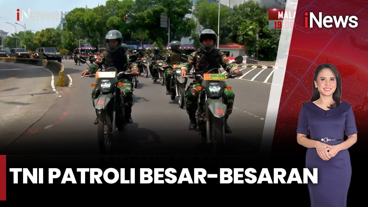 TNI AD Gelar Patroli Skala Besar Pasca Demo, 3.335 Personel Dikerahkan di Jakarta
