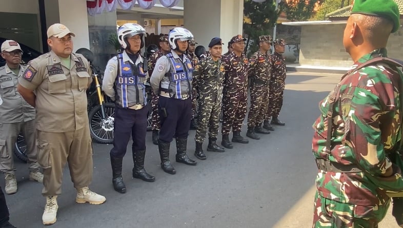 Antisipasi Aksi Massa di Jombang, Personel TNI dan Banser Dikerahkan