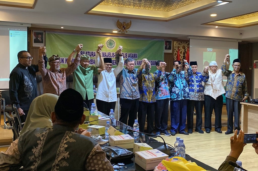 Tokoh Lintas Agama Kumpul di Kantor MUI, Ajak Masyarakat Tolak Anarkisme
