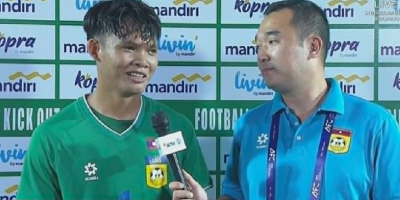 Kiper Laos Kegirangan Bikin Pemain Timnas Indonesia U-23 Frustrasi