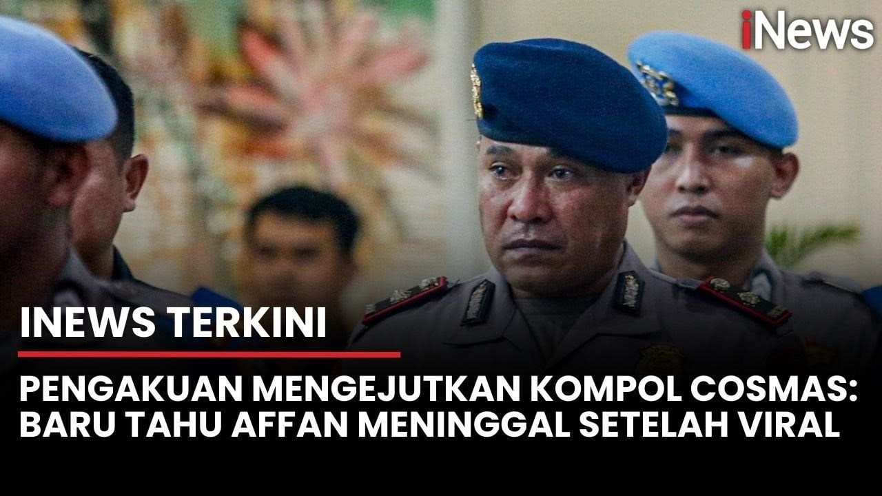Viral Kompol Cosmas Ngaku Tidak Sadar Rantisnya Melindas Affan Kurniawan