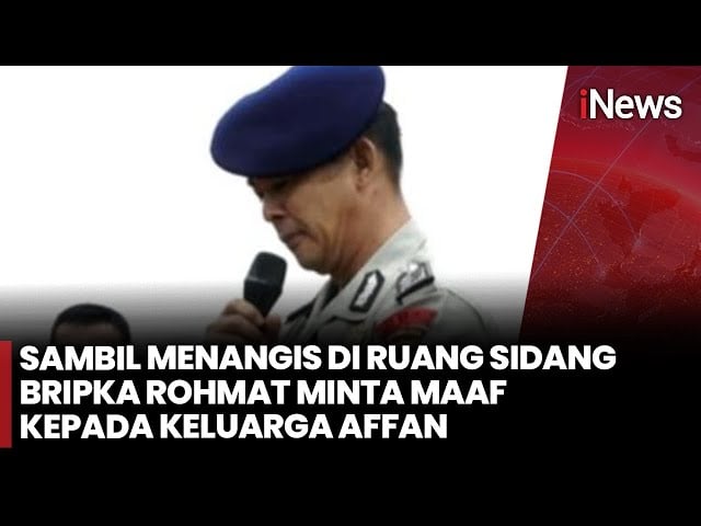 Bripka Rohmat Divonis Demosi 7 Tahun Terkait Tewasnya Driver Ojol Affan Kurniawan