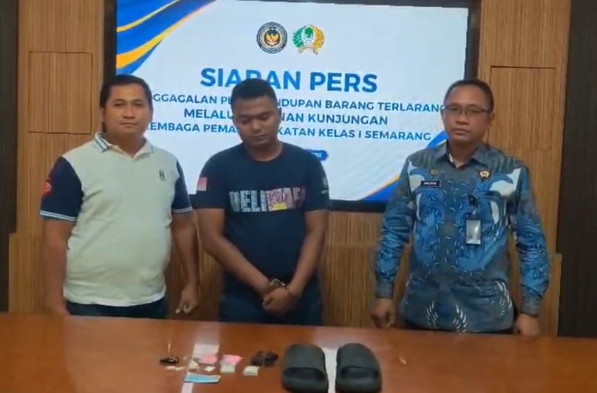 Modifikasi Sandal, Pria di Semarang Nekat Selundupkan 9 Paket Sabu ke Lapas
