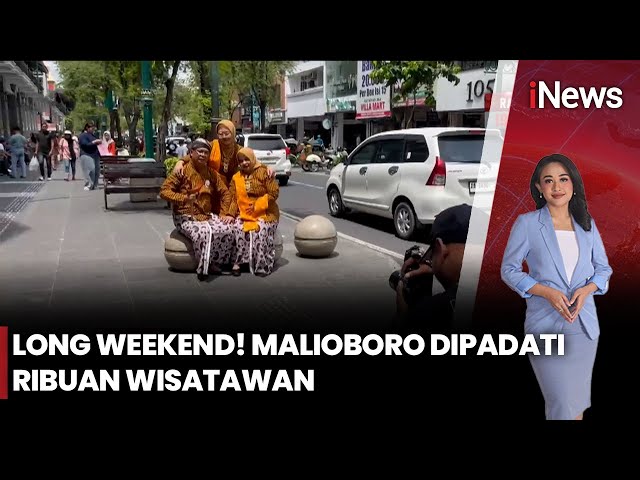 Libur Akhir Pekan, Pergerakan Wisatawan di Malioboro Capai Ratusan Ribu
