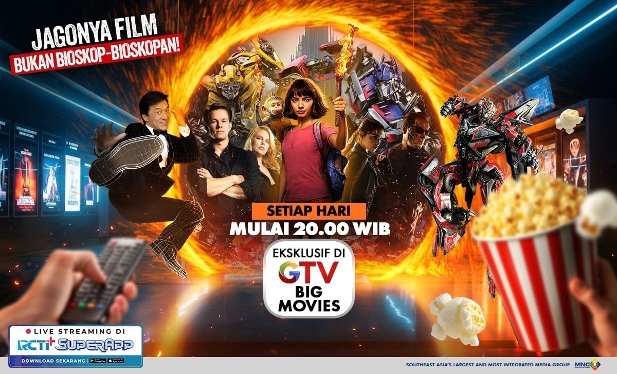 GTV Big Movies Back to Back Bukan Bioskop-bioskopan! Maraton 2 Film Seru Setiap Malam