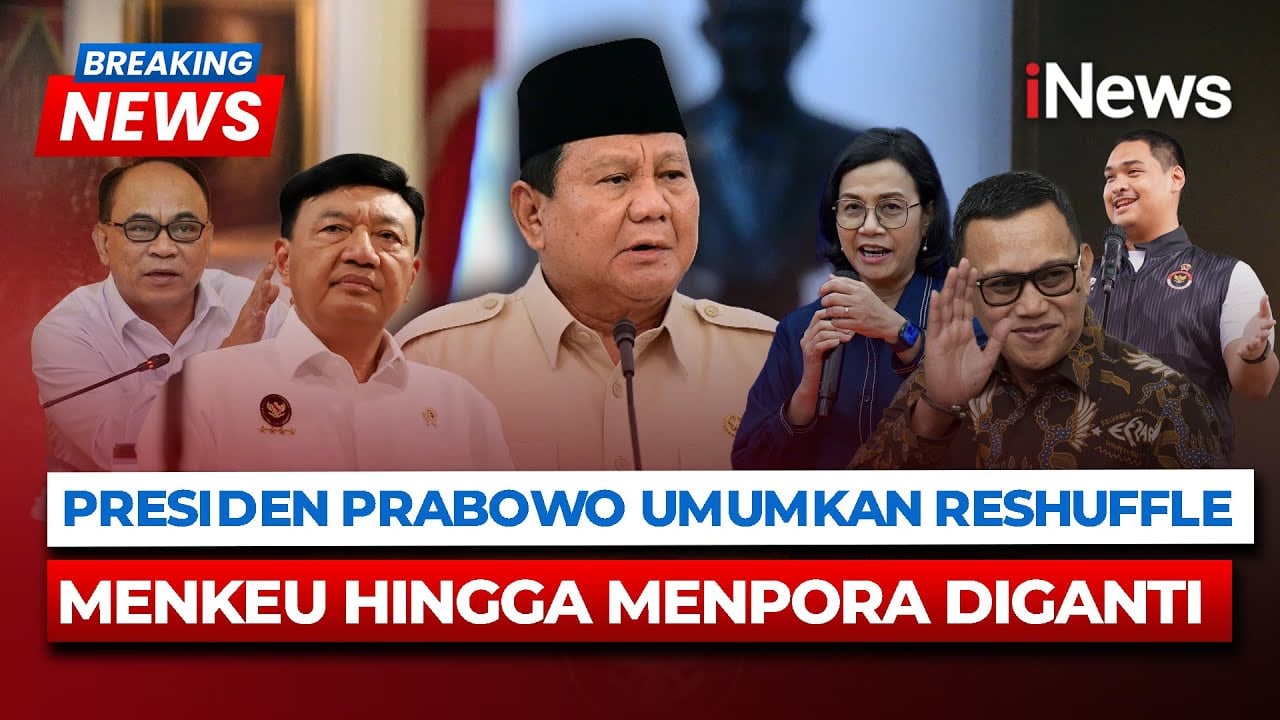 Prabowo Reshuffle Kabinet, Sri Mulyani Diganti Purbaya Yudhi Sadewa!