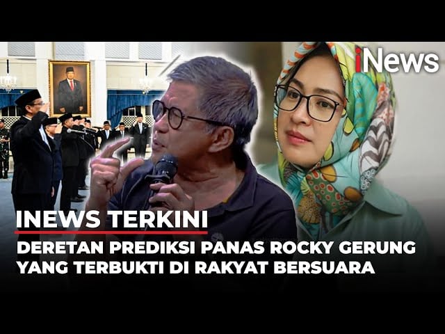 Rocky Gerung Ungkap Prediksi Panas: Airin Ditipu di Pilkada Banten dan Sinyal Reshuffle Prabowo