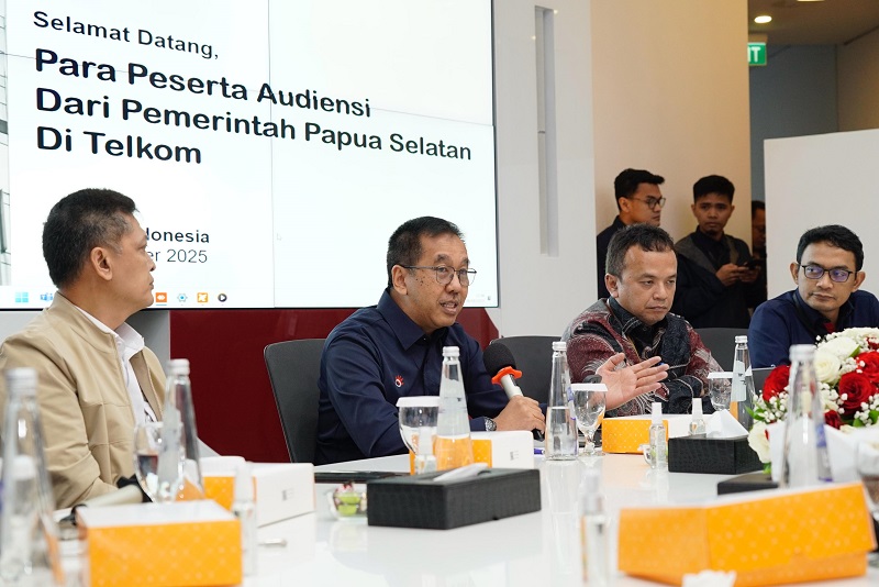 Transparansi Pemulihan SKKL, Telkom Terima Audiensi Pemda Papua Selatan