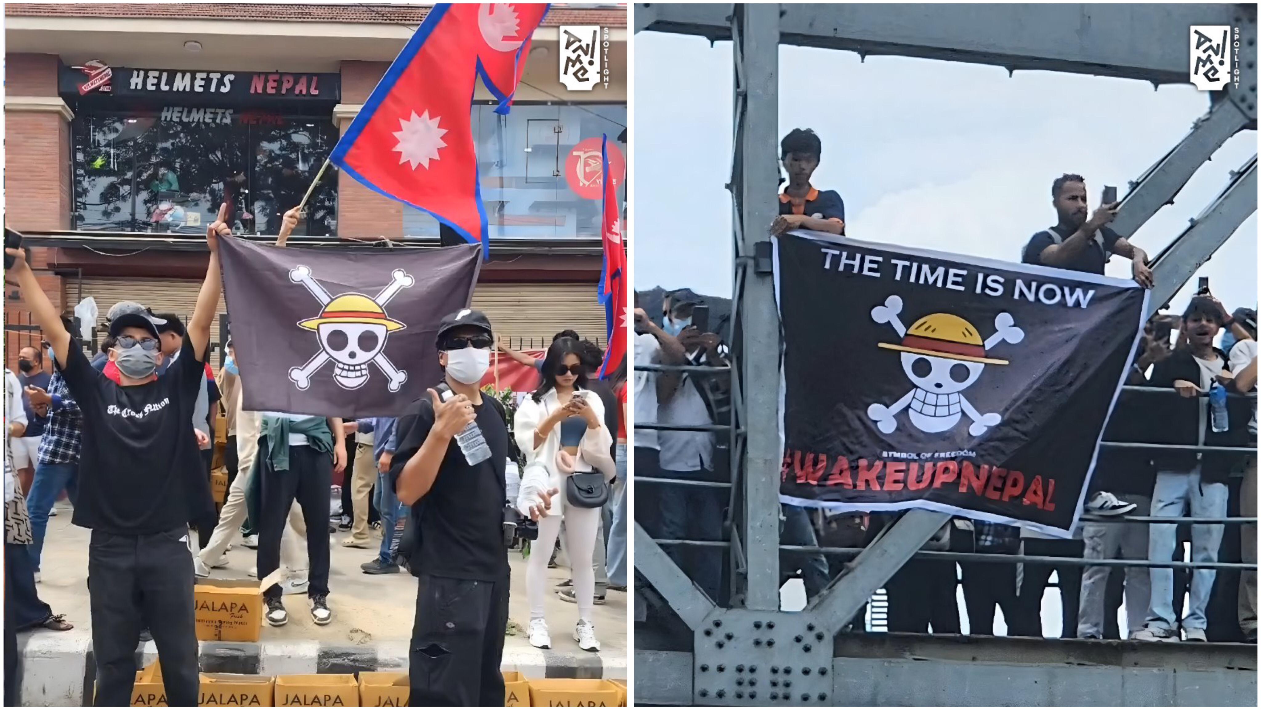 Viral Bendera One Piece Berkibar di Nepal, Gen Z Melawan!
