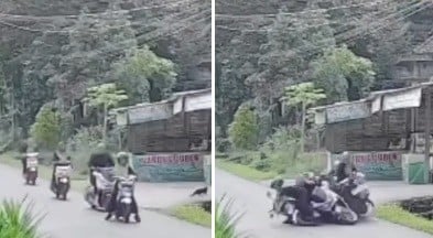 Viral Emak-Emak Berhenti Mendadak di Jalan Sebabkan Tabrakan Beruntun, Netizen: Pasti yang Disalahin Kucing