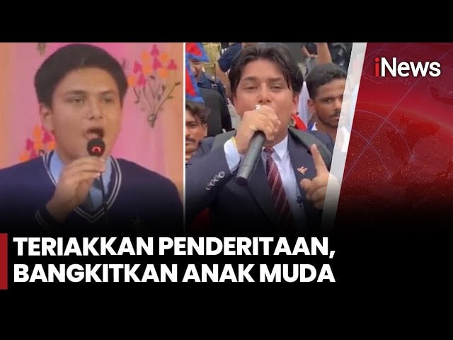 Dari Mimbar Sekolah, Rekaman Video Pidato Perlawanan Gen Z  Menggema di Nepal