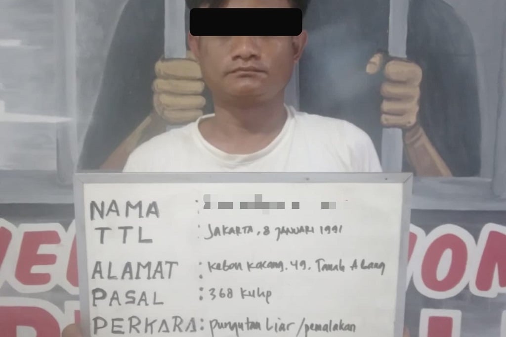 Palak Sopir Mobil Boks, Preman Tanah Abang Ini Ditangkap Polisi