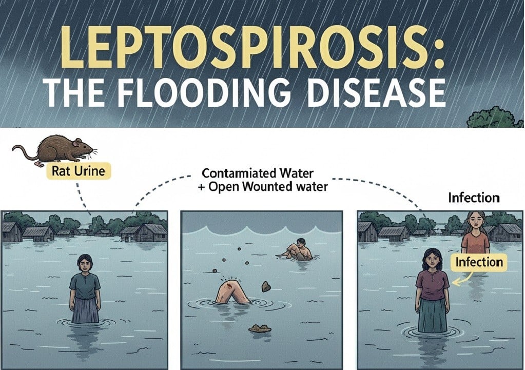 Cegah Leptospirosis, Penyakit Berbahaya Menyerang saat Banjir