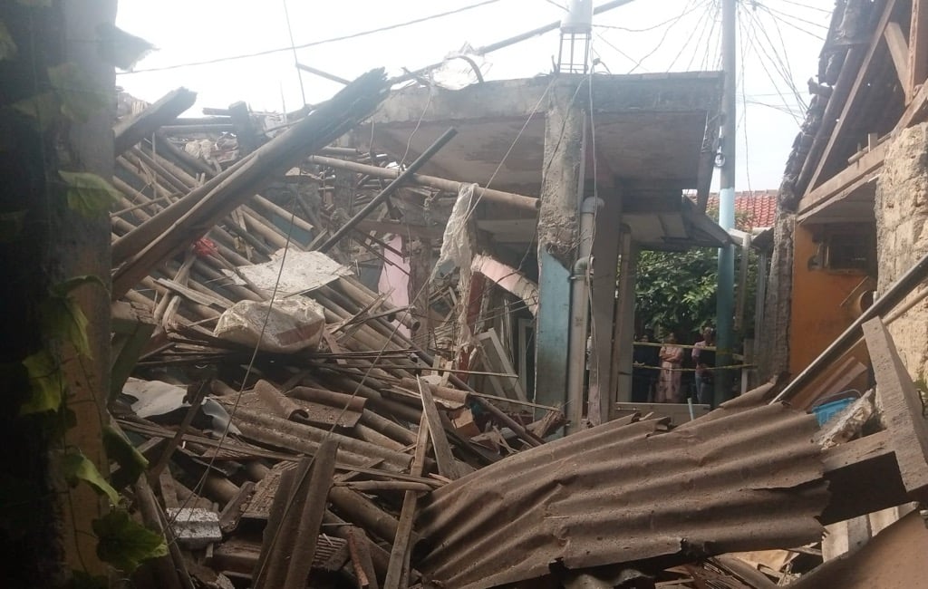 Ledakan Hebat Gegerkan Pamulang, 3 Rumah Hancur dan 7 Orang Terluka