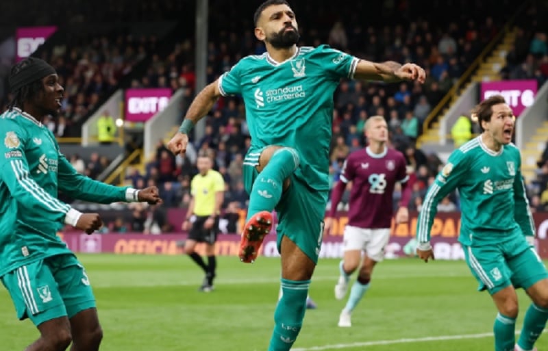 Mohamed Salah Jadi Penyelamat! Liverpool Taklukkan Burnley Lewat Penalti Dramatis Menit Akhir