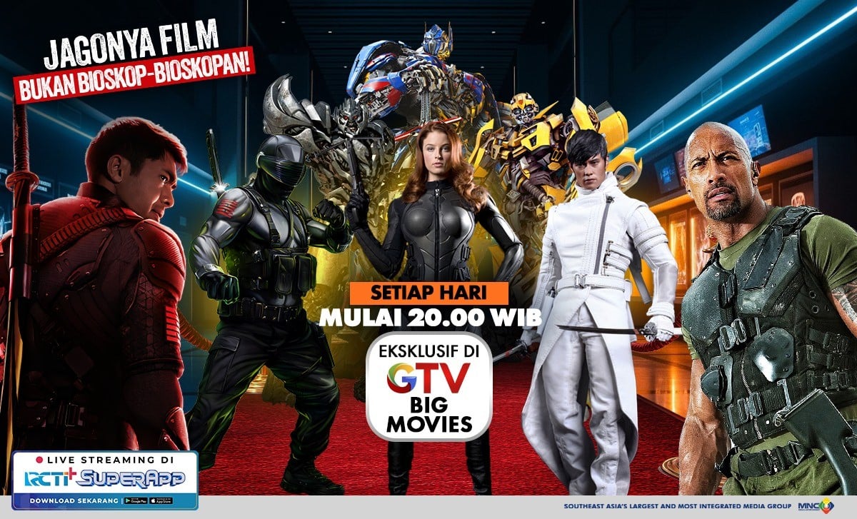 Absolute Cinema, Deretan Film Blockbuster Bukan Bioskop-bioskopan di GTV Big Movies
