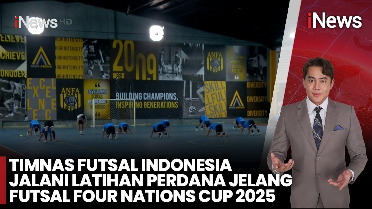 Timnas Futsal Indonesia Fokus Fisik jelang Aqua Futsal Four Nation Cup 2025