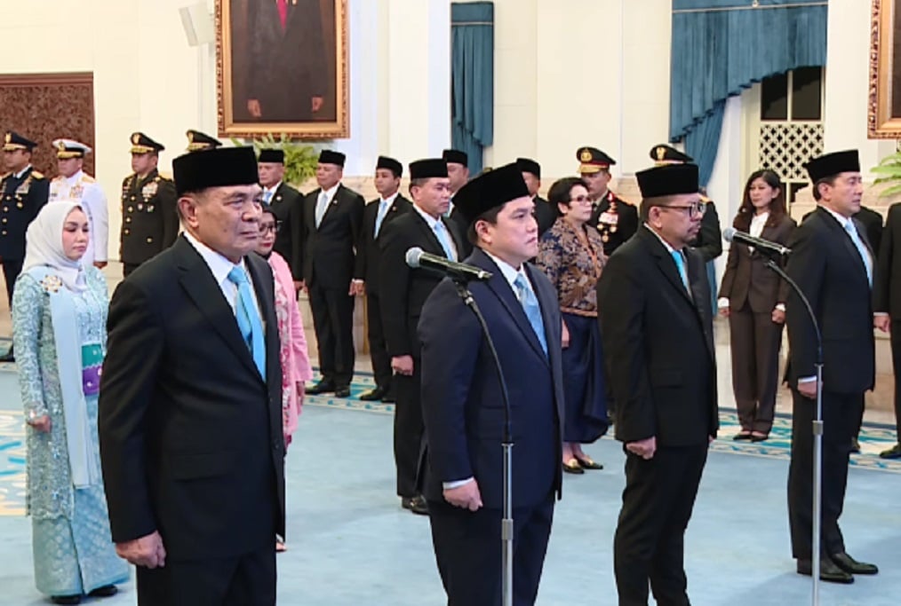 Daftar Lengkap Menteri hingga Kepala Badan Baru Dilantik Prabowo Hari Ini