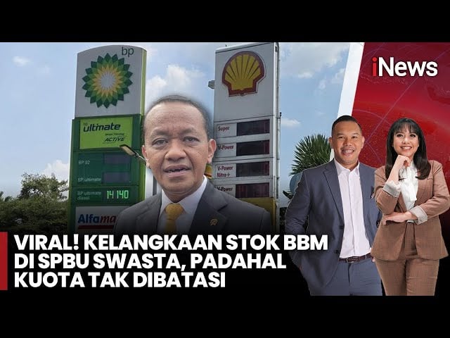 Stok BBM Swasta Kosong, Bahlil: Sudah Diberikan 110% Kuota Impor