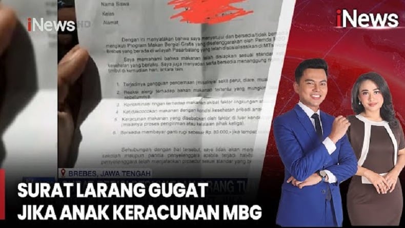 Sempat Viral, Surat Larangan Orang Tua Tuntut Sekolah jika Anak Keracunan MBG Akhirnya Ditarik