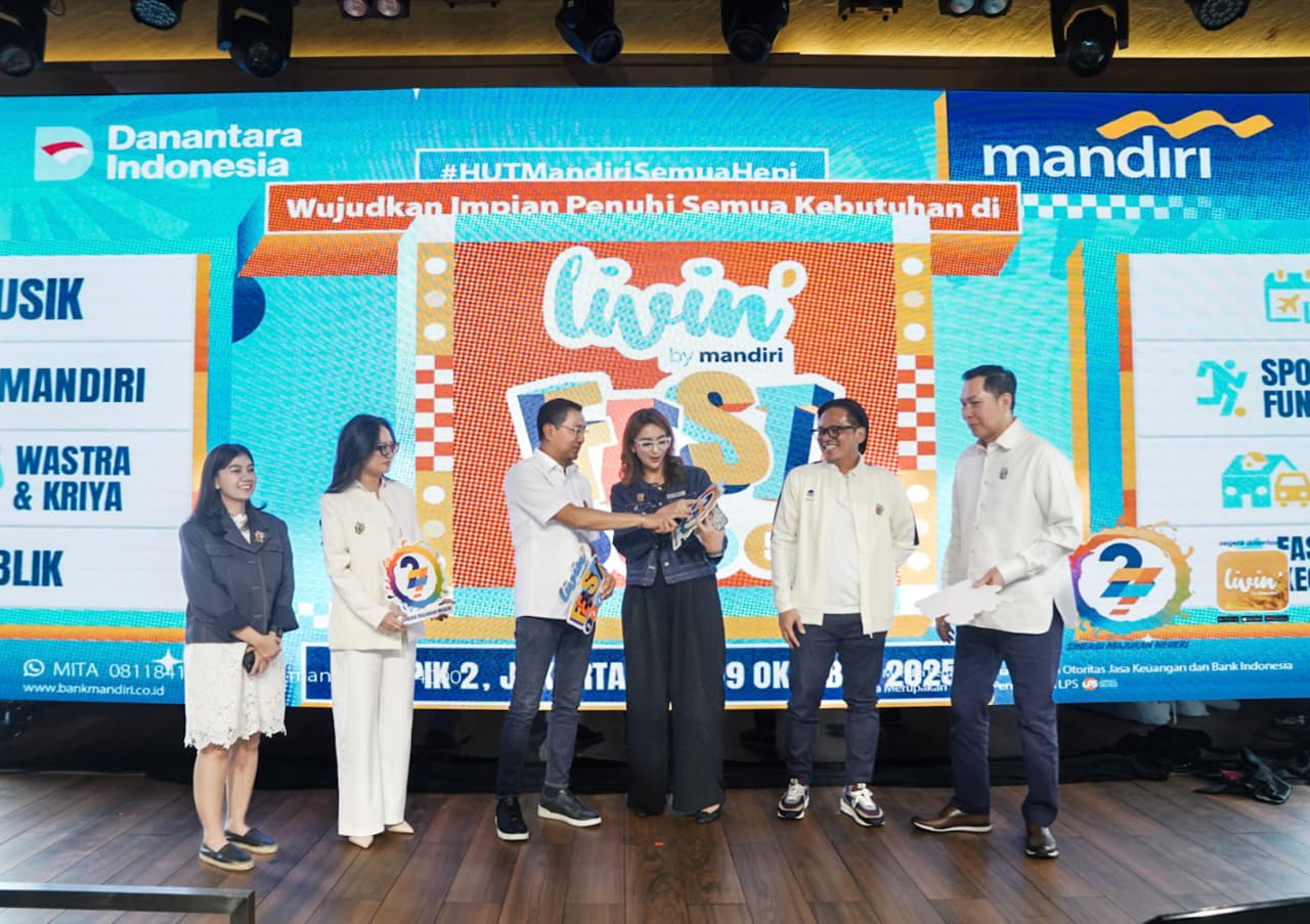 Bank Mandiri Gelar Livin’ Fest 2025, Sinergikan UMKM dan Ekonomi Kreatif