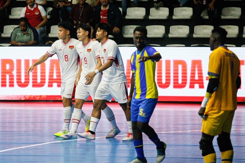 Timnas Futsal Indonesia Menggila! Hancurkan Tanzania 7-1 di Four Nations Cup 2025