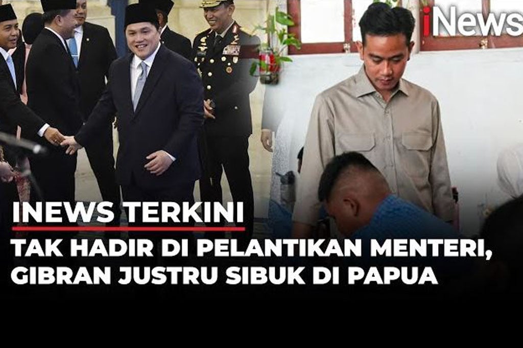 Wapres Gibran Tak Hadiri Pelantikan Menteri di Istana, Ternyata Blusukan di Papua