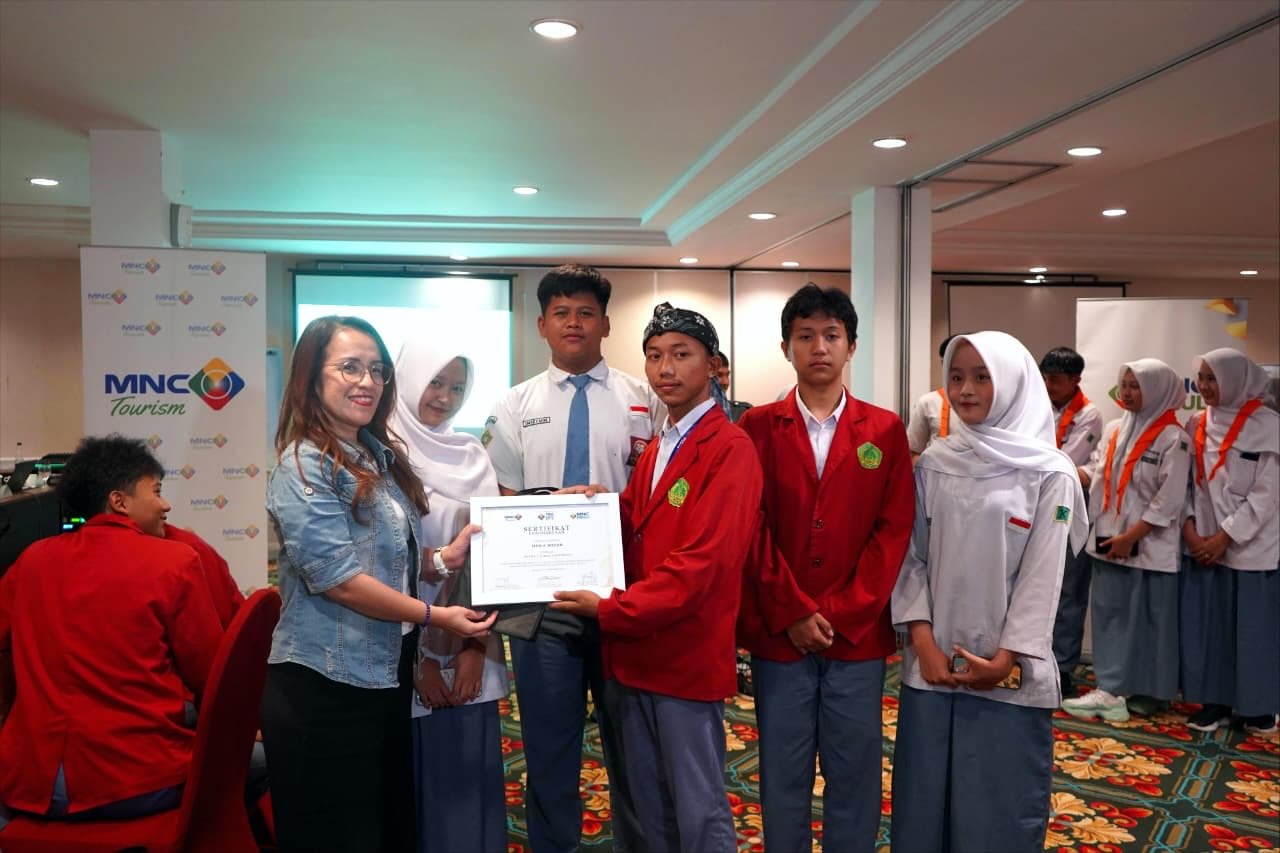 Tim SMAN 1 Caringin Juarai CSR Edukatif MNC Tourism dan MNC Peduli, Ini Harapannya