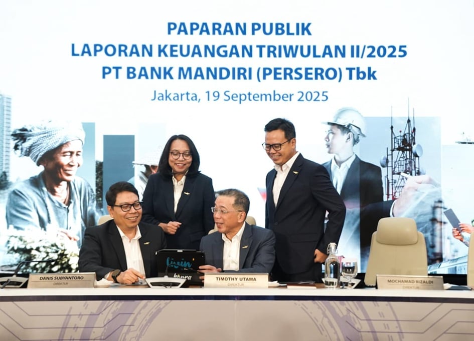 Bank Mandiri Bukukan Laba Bersih Rp24,5 Triliun di Semester I 2025