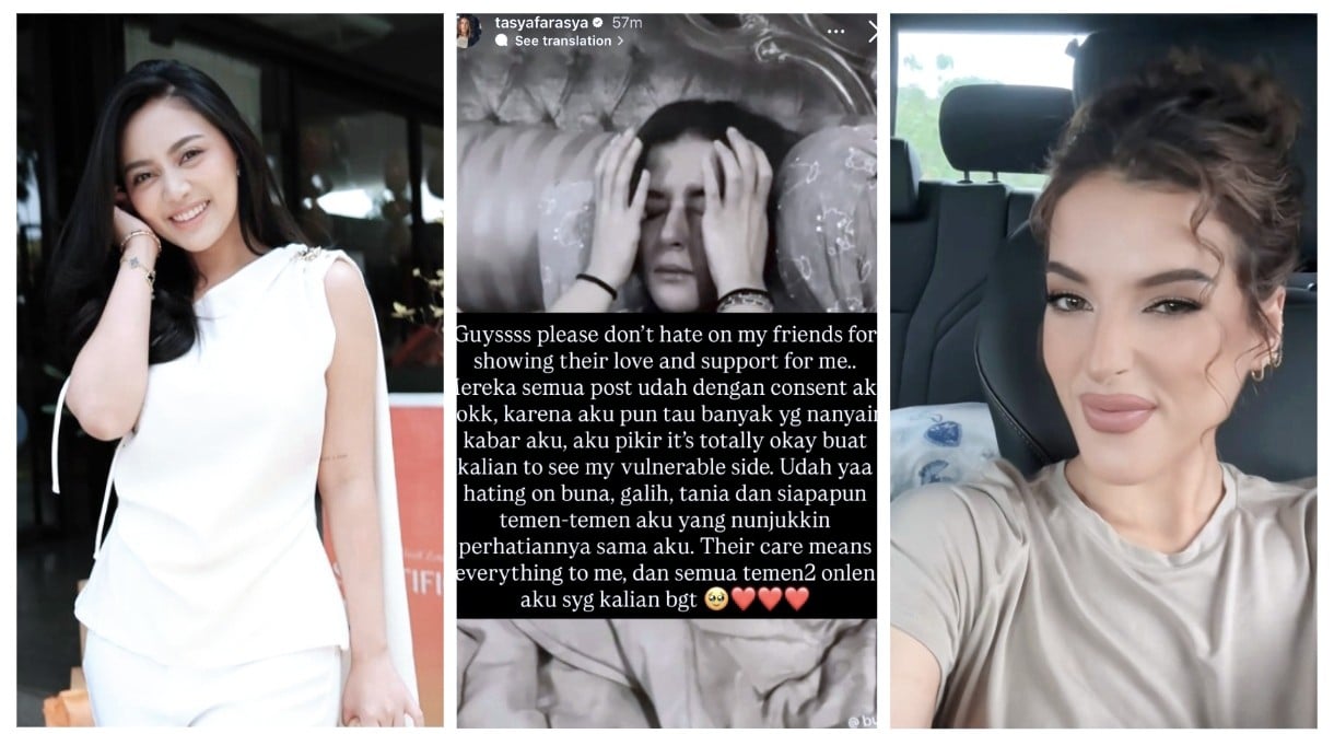 Posting Video Dirinya saat Menangis, Tasya Farasya Minta Netizen Tak Hujat Rachel Vennya 